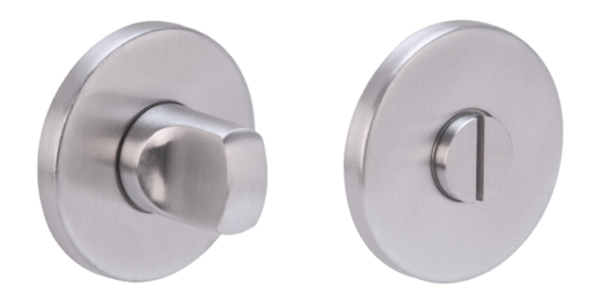 SSS Bathroom Toilet Door Kit - Turn with Blind Release - Satin Stainless Steel - 76mm Bolt (57mm Backset) - Image 2