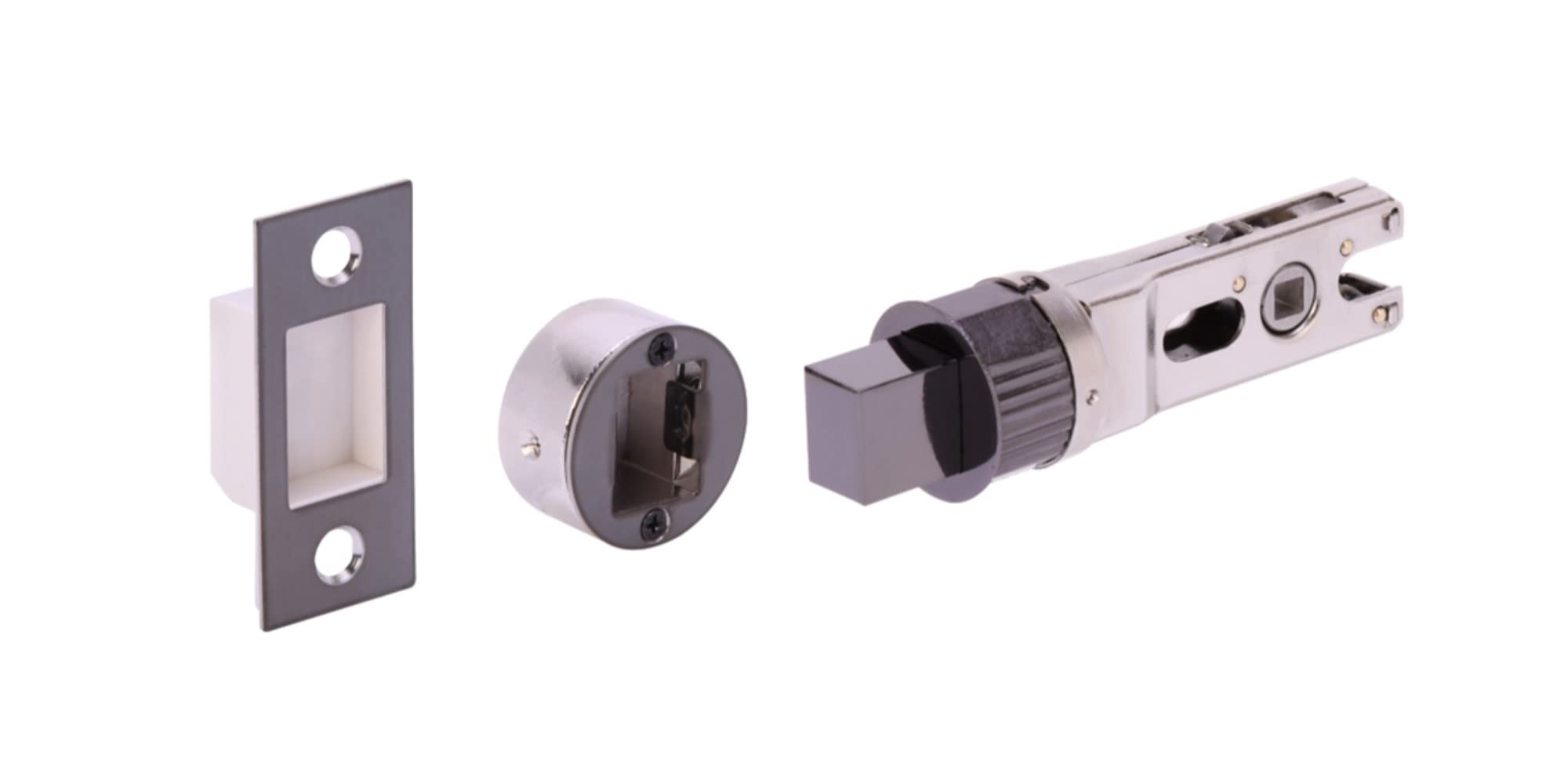 76mm Bullet Bolt - Black Nickel - 57mm Backset - Image 2