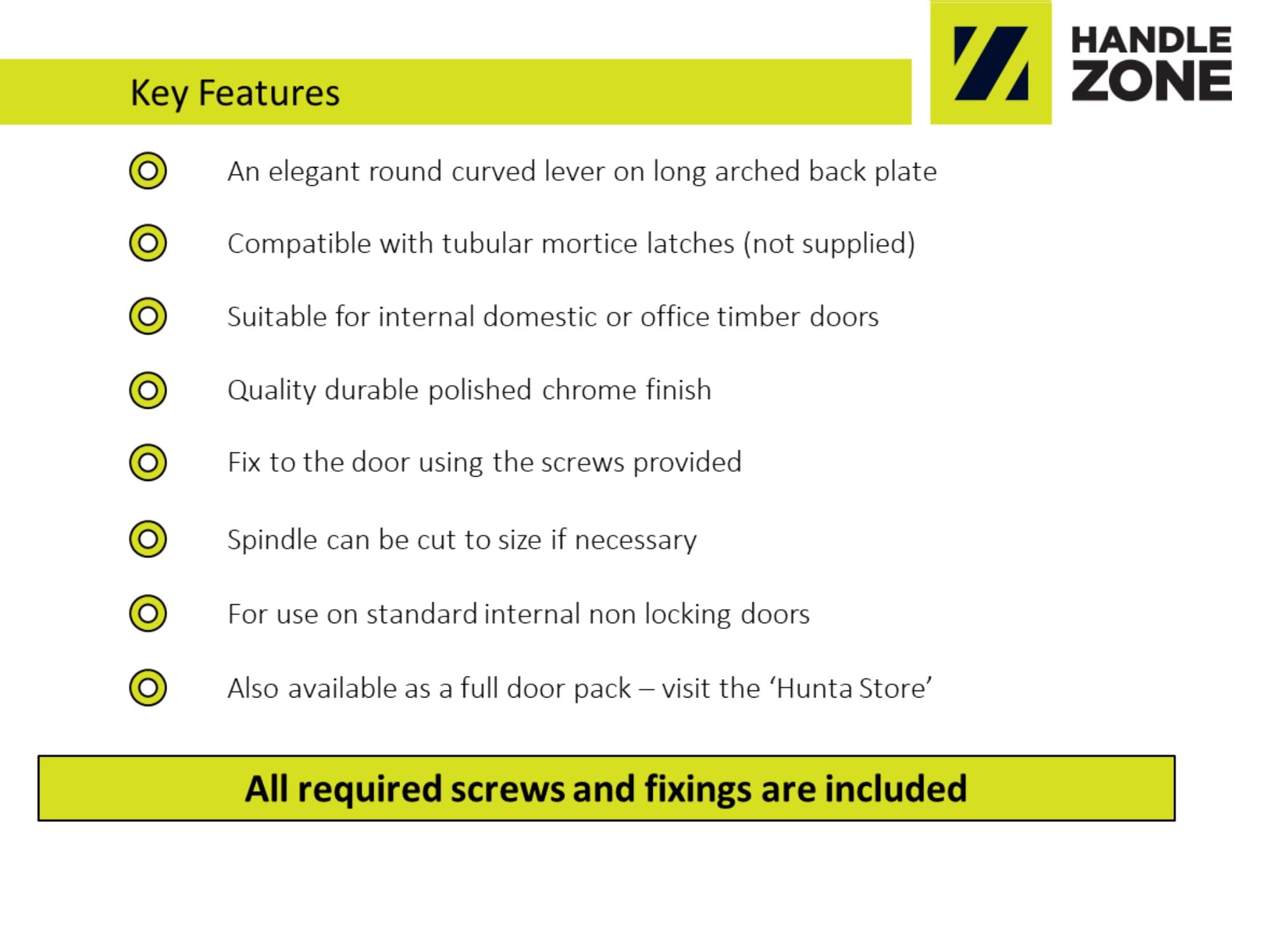 7 Pairs Avis Polished Chrome Lever Latch Door Handle Set on Long Backplate - Image 4