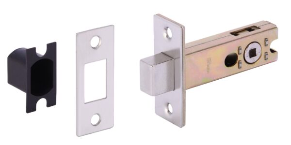 76mm Tubular Mortice Deadbolt - Satin Stainless Steel - 57mm Backset