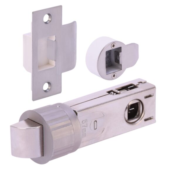 76mm Bullet Passage Latch - Satin Nickel - 57mm Backset