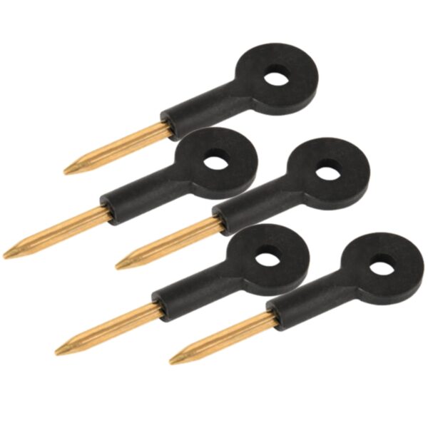 Pack of 5 Universal Bolt Keys - Security Rack Star Keys - 80mm Key Length