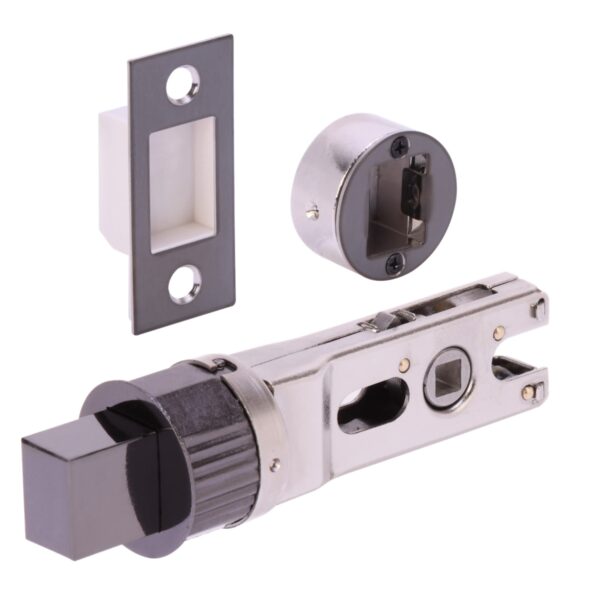 76mm Bullet Bolt - Black Nickel - 57mm Backset