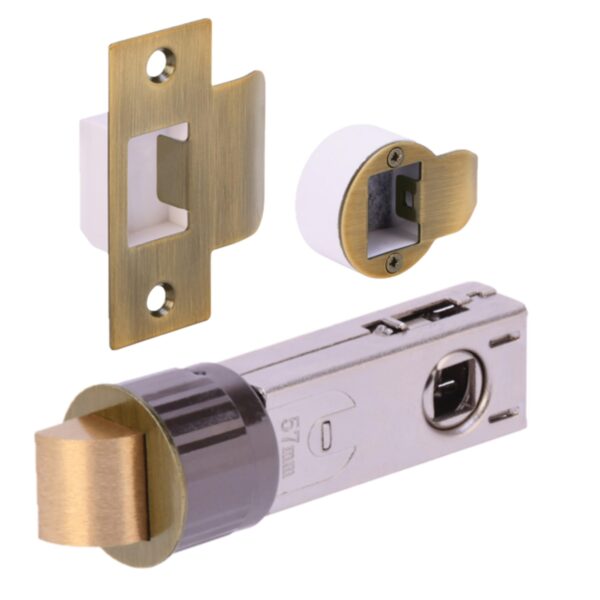 76mm Bullet Passage Latch - Antique Bronze - 57mm Backset